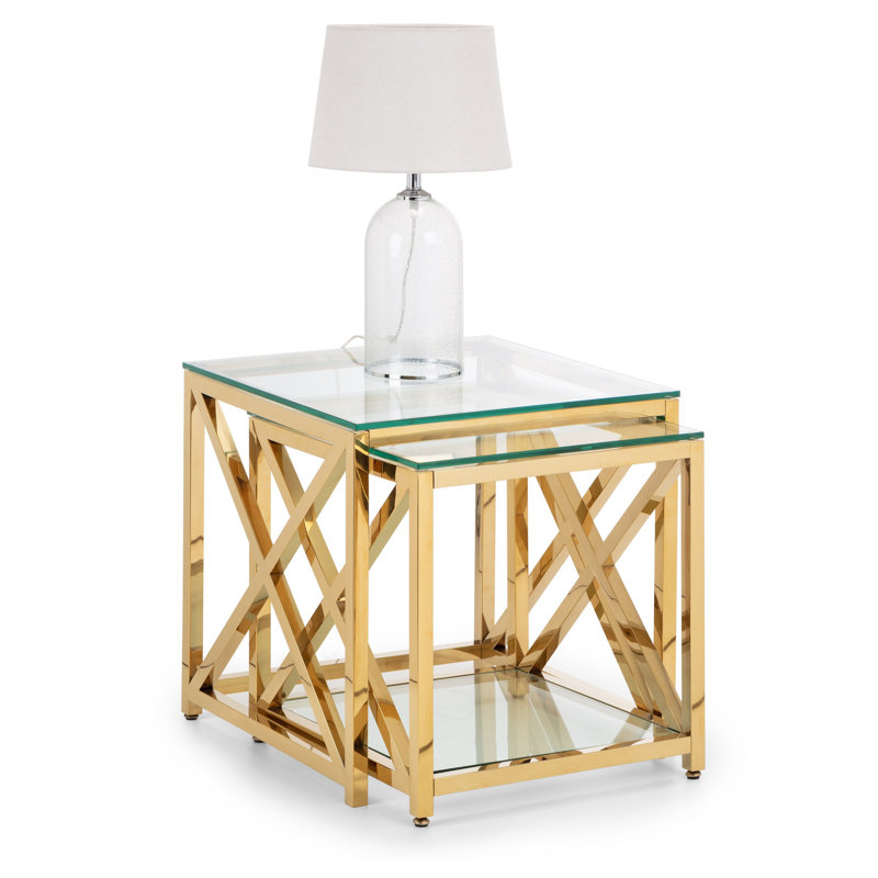 MIAMI NEST OF TABLES, Gold