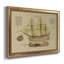 Antique Ship Plan VII - cadre photo, impression sur toile