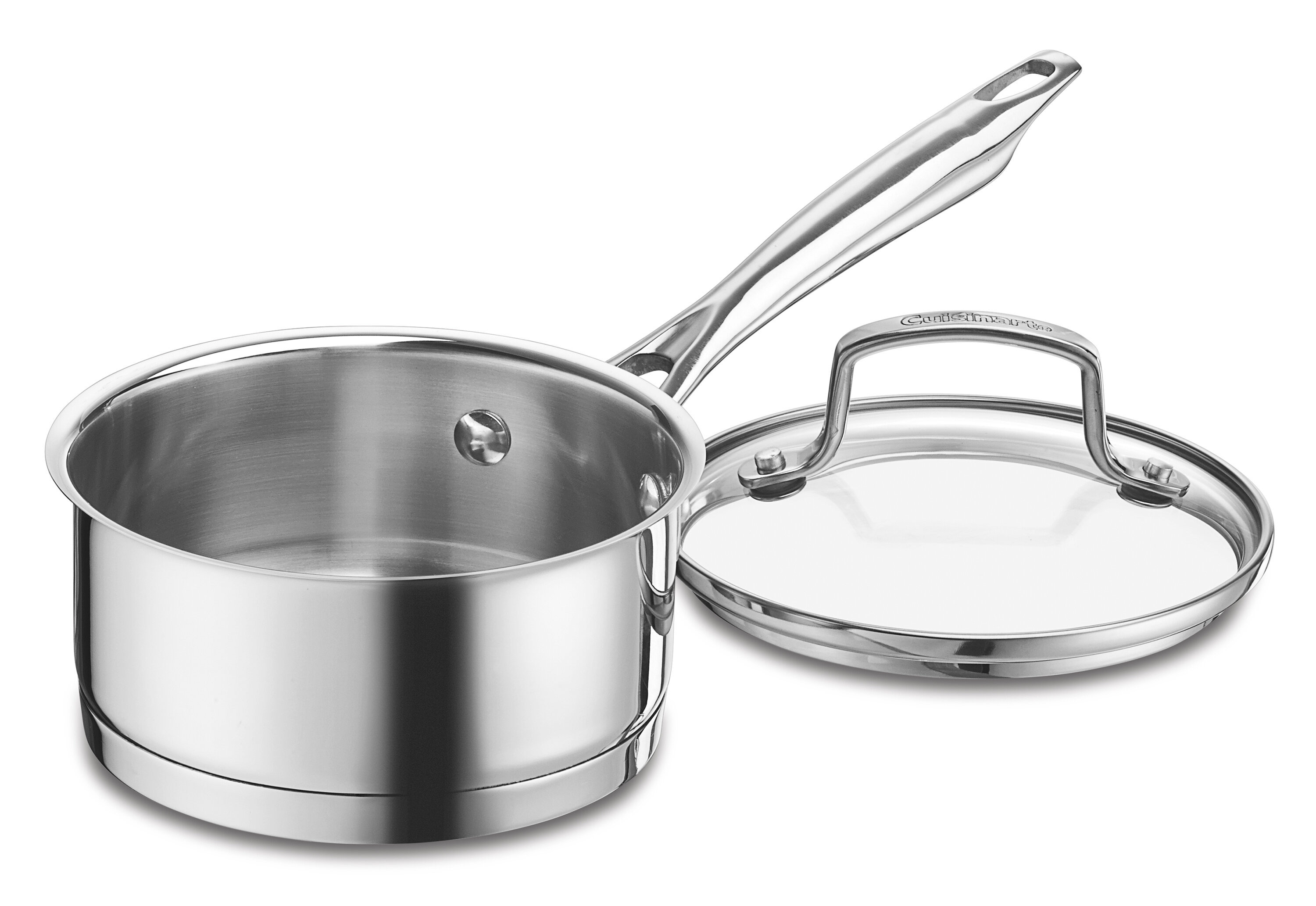 Cuisinart Stainless Steel Saucepan with Lid & Reviews | Wayfair