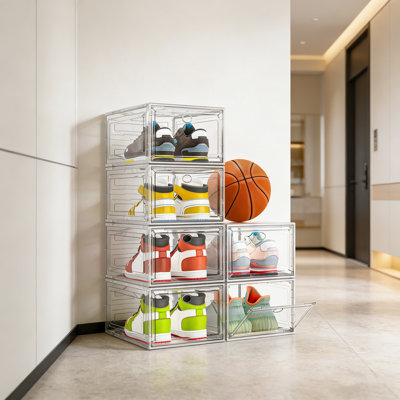 Range-chaussures magnétique transparent épaissi
