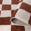 Loft Modern Checkerboard Living Room Area Rug and Runner Soft Pile-124621756-124621759