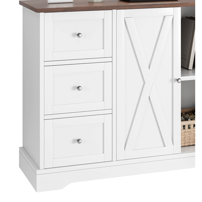 Buffet avec 3 tiroirs et 2 portes