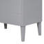 Base de meuble-lavabo simple 29,6 po seulement en gris