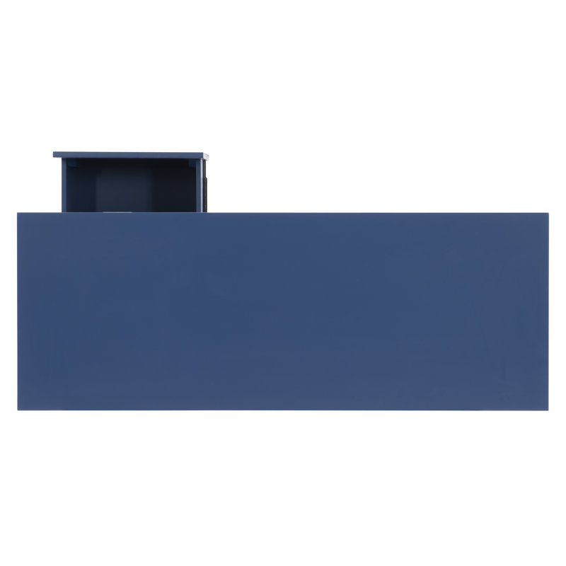 Bureau d'écriture avec tiroirs Kamie, Marine
