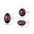 Cecile 3-Piece Hand-Blown Glass Vase Set (Purple)-266241739