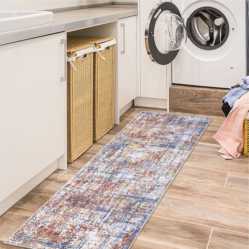 Tapis Mar arrière avec envers antidérapant, Tapis de couloir 2 pi x 6 pi