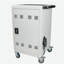 Chariot de charge mobile et armoire pour tablettes PC portable 30 appareils avec serrure à combinaison (blanc)-1946973783