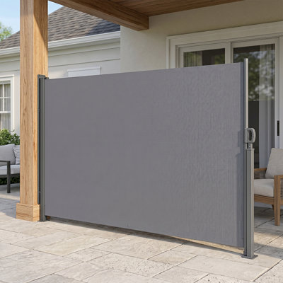 Multi-Functional Outdoor Privacy Divider, UV-Resistant Side Awning For Garden, Terrace, Or Balcony