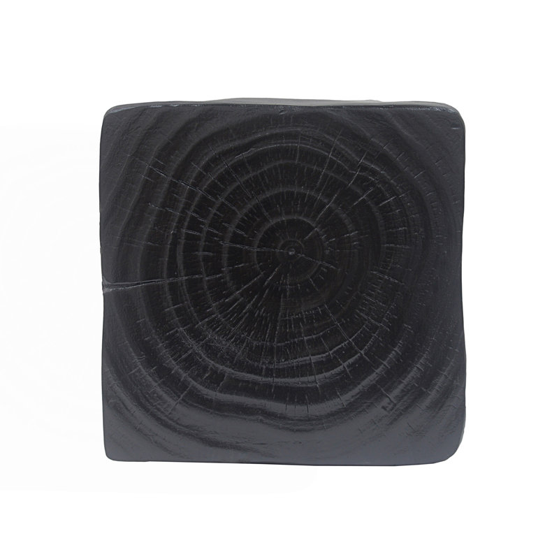 Twist Shape Side Table, Black