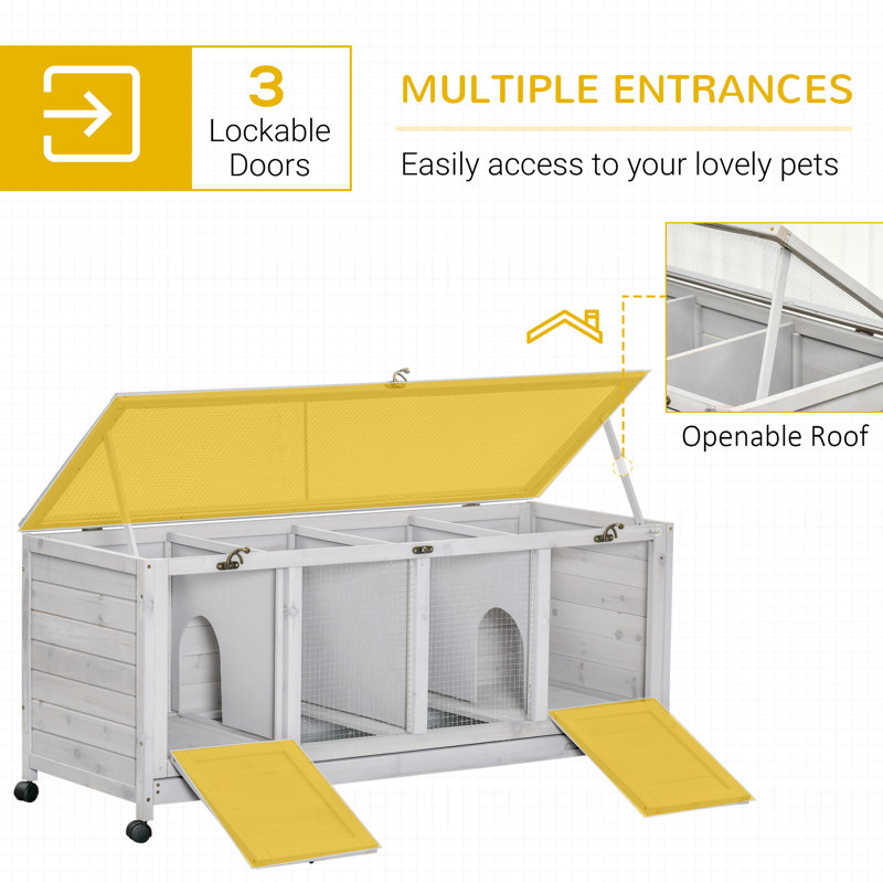 Weather Resistant Rabbit Hutch