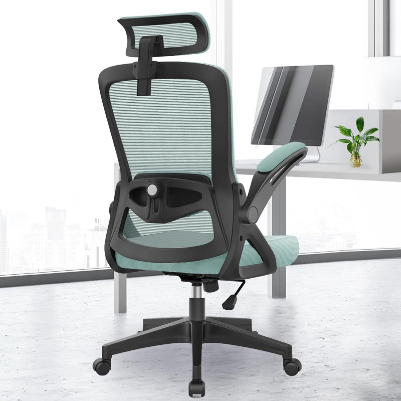 Office Chair, Mint green
