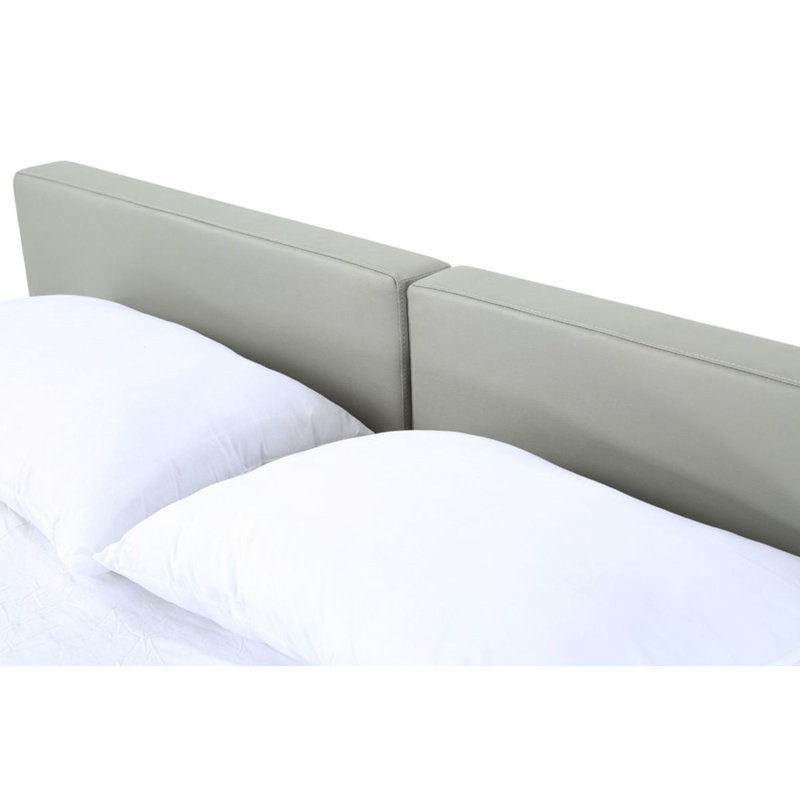 Lit plateforme tapissier grand avec rangement Tsushima