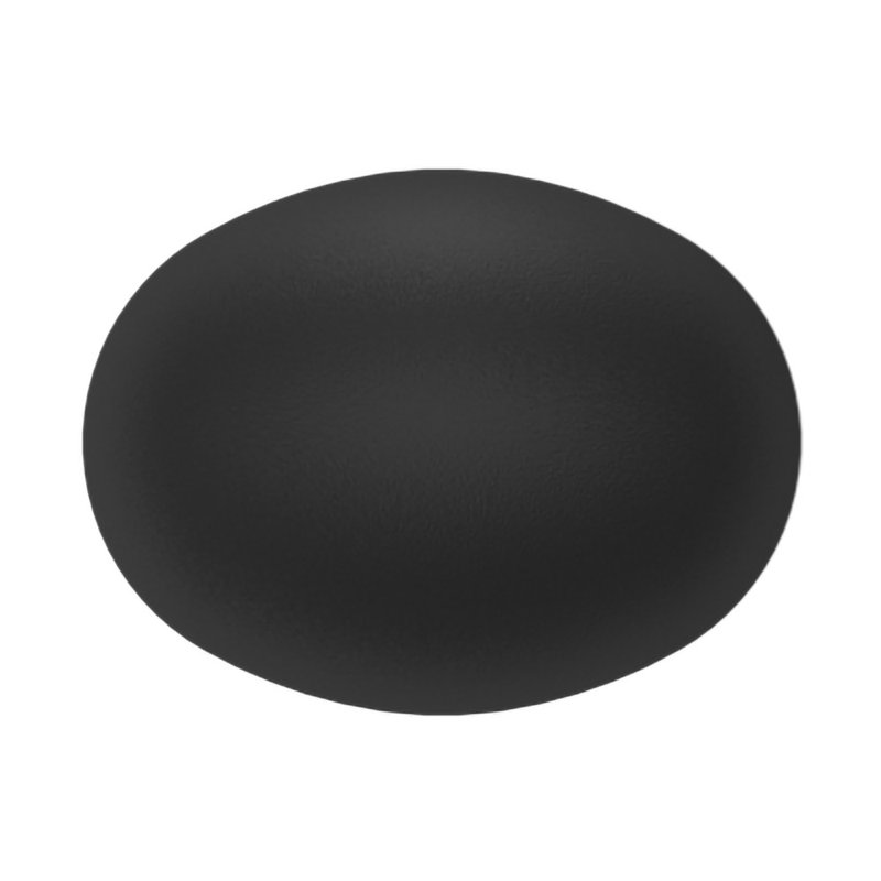 4913 Oval Knob, Satin Black