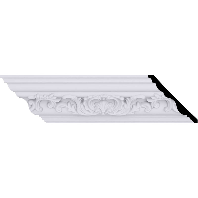 Moulure couronnée Emery H 4 1/2 po x P 4 5/8 po x F 6 3/8 po x L 94 1/2 po