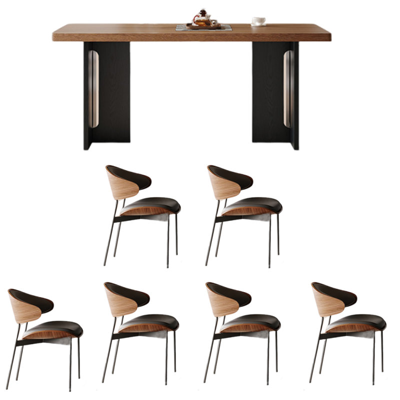 Retro and simple dining table