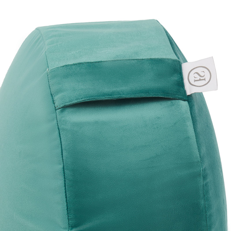 Coussin de méditation, coussin de yoga rond, Sarcelle