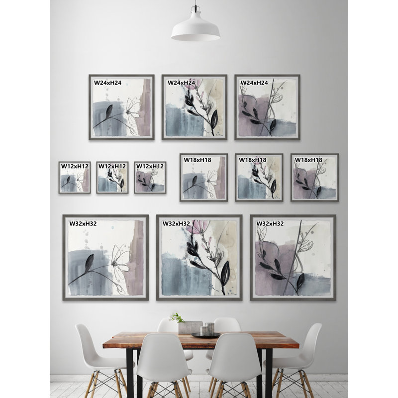 « rosé fleur splash xi », ensemble de 3 reproductions de peintures à l’aquarelle encadrées, H 24 po x l 24 po x L 1,5 po