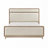 Chenille Upholstered Bed