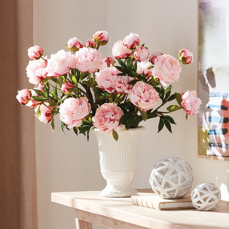 PEONY BRANCH 25inch, Rose