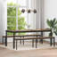 Vidaxl Bench Engineered Wood Dining Seating Furniture Modern Living Room Home