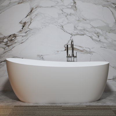 67'' x 31.5'' Soaking Solid Surface Bathtub