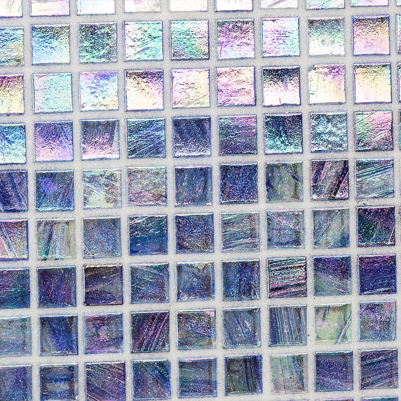 Breeze 0.62" x 0.62" Glass Grid Mosaic Wall & Floor Tile