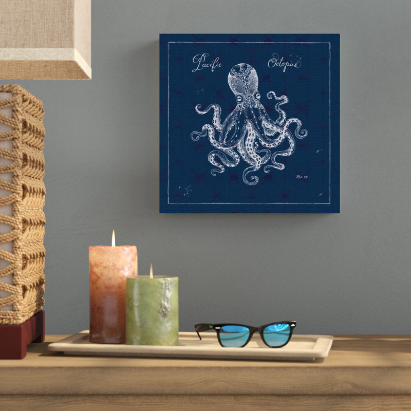 «Underwater Life X» par Daphne Brissonnet, impression sur toile tendue, H 12 po x l 12 po