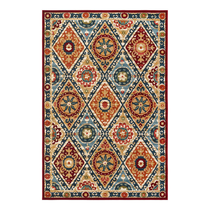 Aura Hower Indoor/Outdoor Area Rug, Rectangle 6'1" x 9'