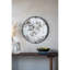 Miroir décoratif industriel - cadre mural en métal, 31,5 x 0,7 x 31,5 po, noir, 15,8 lb, mur rond 15,8 lb