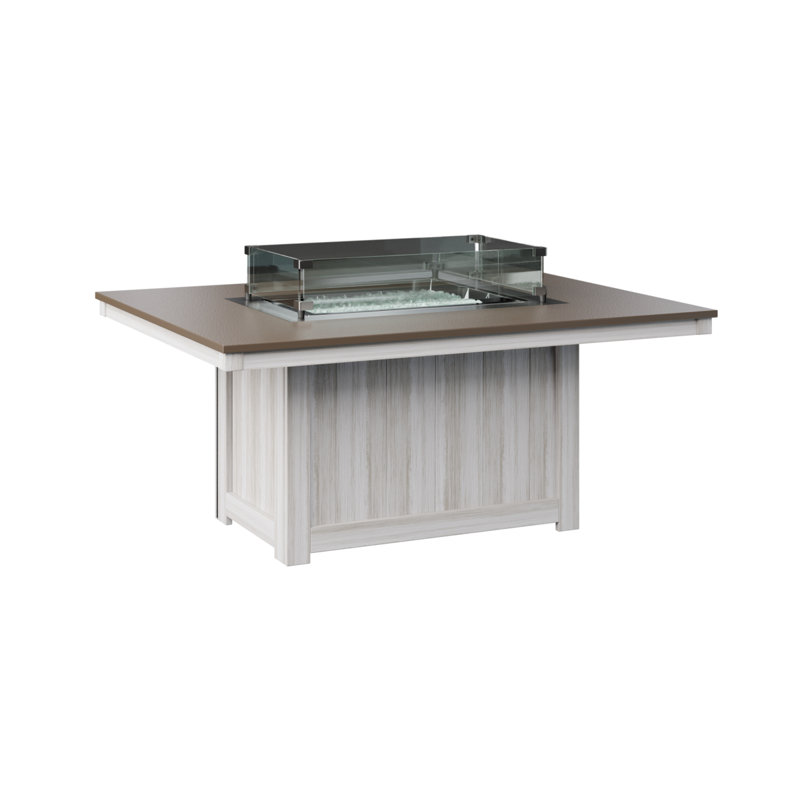 Foyer de table rectangulaire Berlin Gardens Donoma, Bronze martelé avec base coquillage