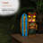 12"H Solar-Powered Tiki Statue with LED Lights