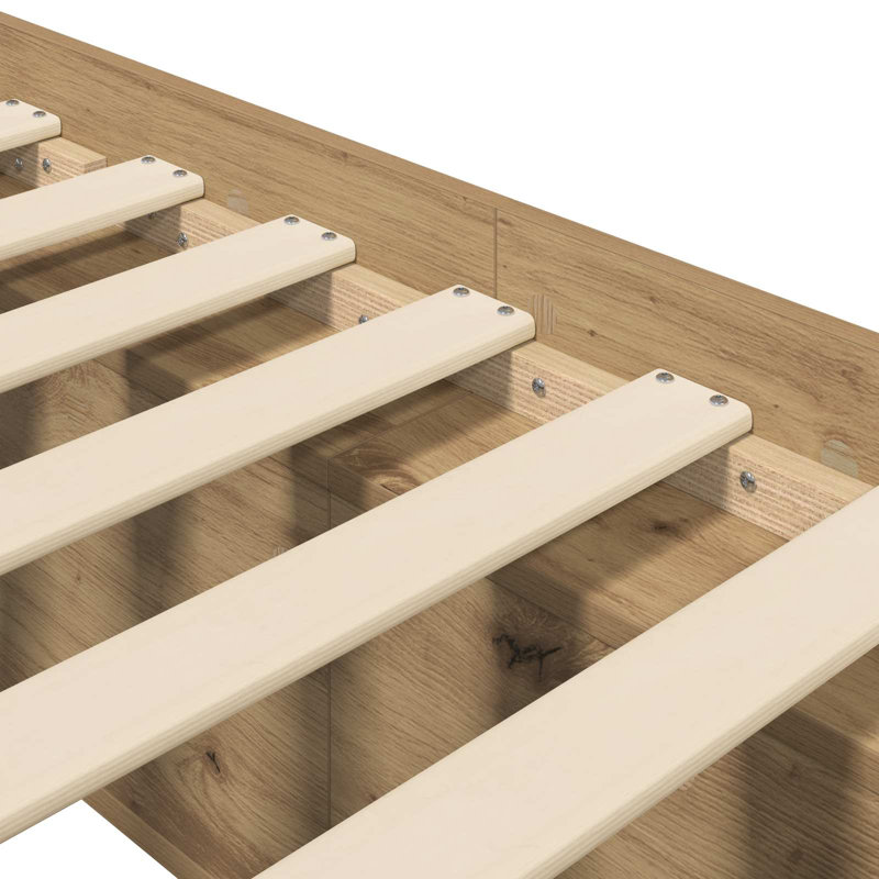 Bed Frame, Artisan Oak