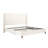 Peyton Upholstered King Bed with 54" Tall Tufted Headboard, Nailhead Trim Wingback, No Box Spring Needed, Ivory Velvet-596209581-596209579