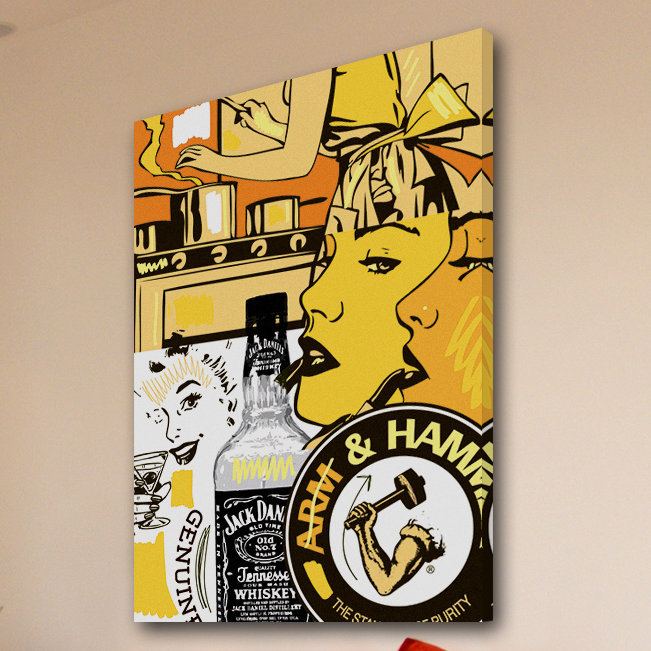 « genuine », reproduction sur toile tendue, H 24 po x l 16 po