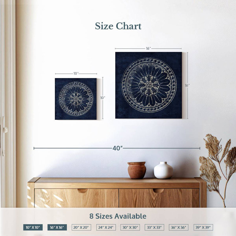 Rosette I Indigo