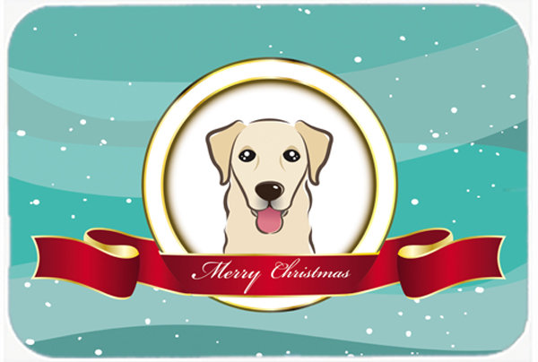 Planche à découper en verre de noël east urban home golden retriever