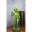 Figurine UFO Space Ship Green ET Roswell Alien I Come In Peace With Hand