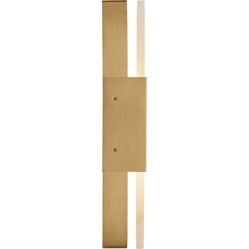 Kelly Wearstler Melange Elongated Sconce, Antique-Burnished Brass