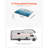 15' RV Replacement Awning Manual Trailer Awning for Most DC12V RVs
