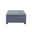 Bleu polyvalent avec rangement - couvercle à fermeture en douceur, structure en bois massif et contreplaqué-982300983