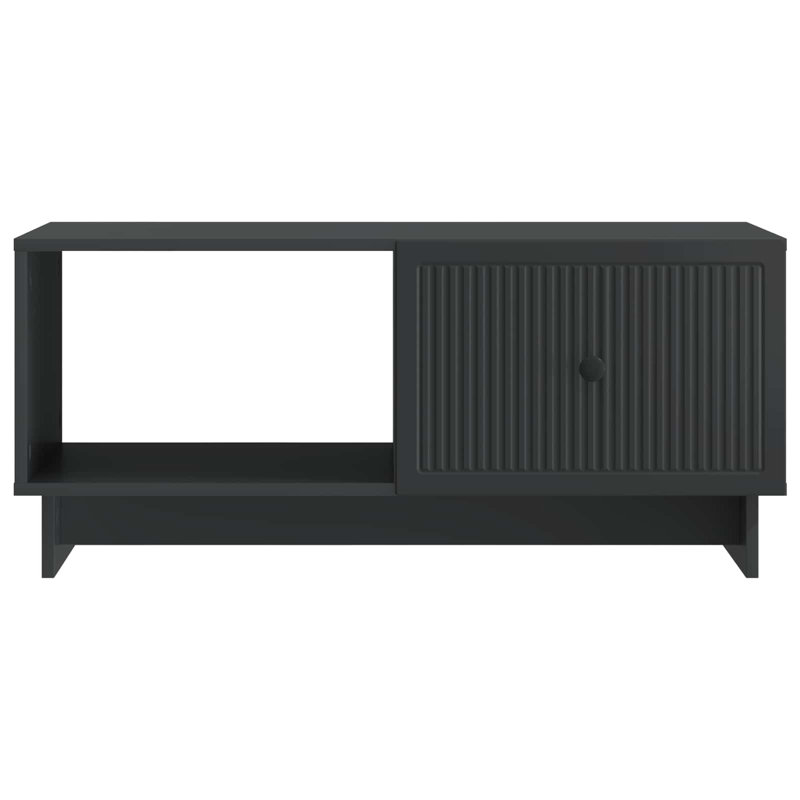 Coffee Table with Storage, 40cm H x 90cm L x 50cm W, Black