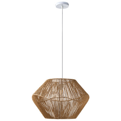 1 - Light Natural Cone Pendant