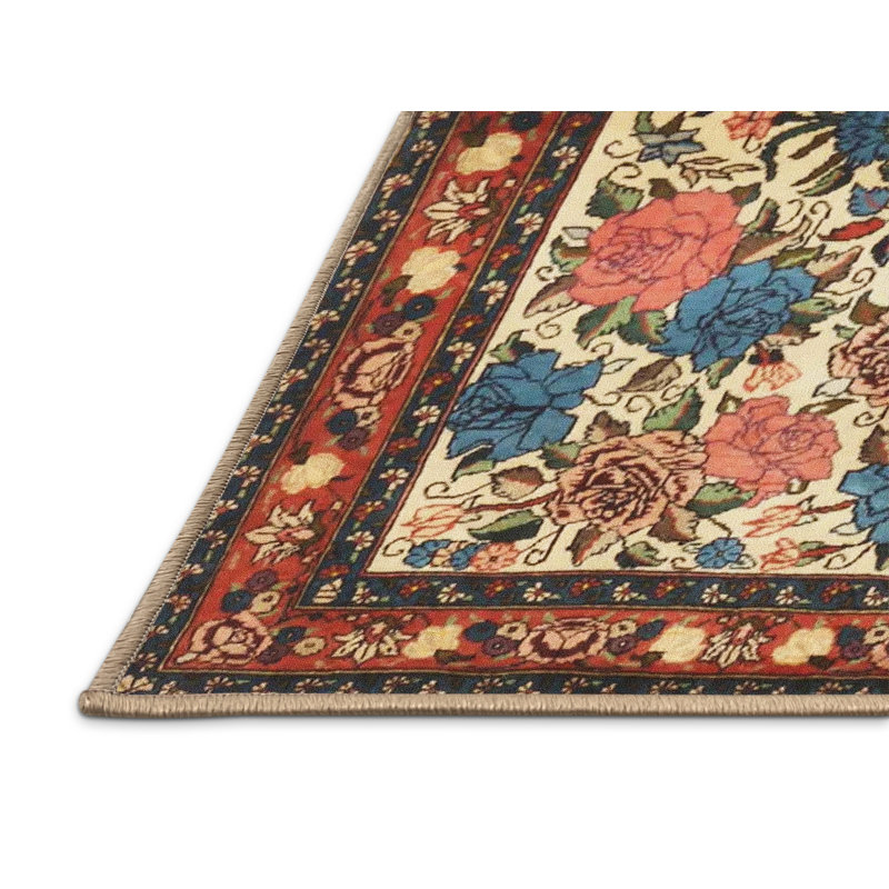 Chloe-Aime Oriental Indoor Rug, Rectangle 7' x 10'
