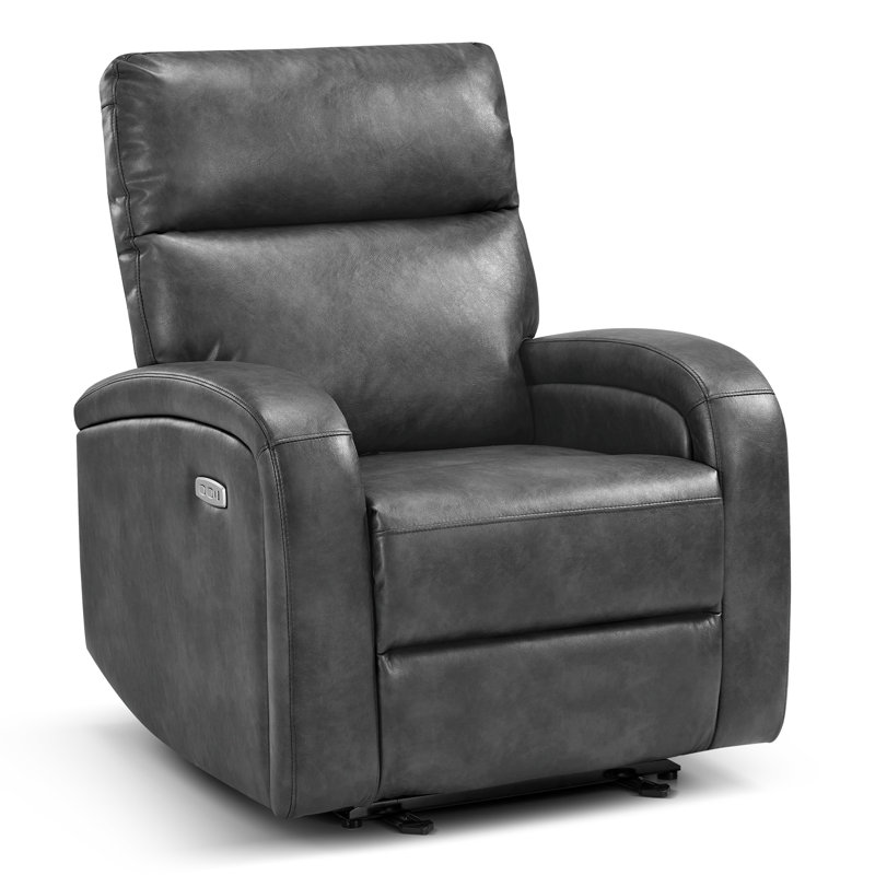 Fauteuil inclinable électrique avec bouton-poussoir Zero Wall-Hugger, Gris foncé