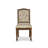 7 Pieces Kitchen table set includes a Rectangular Dining Table and 6 Light Beige PU Leather Modern Dining Chairs, Antique Walnut finish-392435925-392435913-380613012
