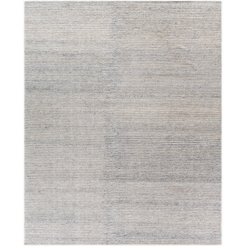 Orya Striped Indoor / Outdoor Rug, Rectangle 10' x 14', Light Slate Blue