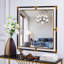 Metal Square Wall Mirror;Bathroom / Vanity Mirror;Metal Flat Wall Mirror-1434180887