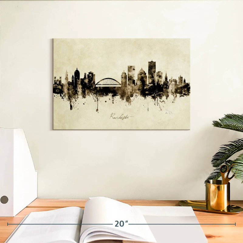 Rochester, New York, horizon III, H 8 po x l 12 po