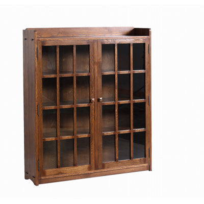 Schulz 55" H x 48" W Solid Wood Standard Bookcase by Wildon Home
