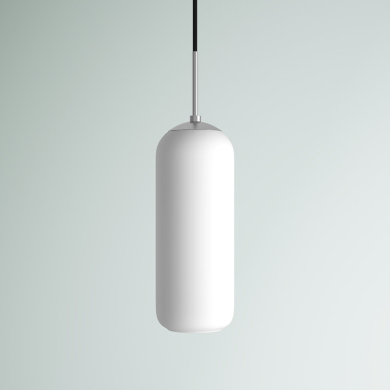 Haddix 1 - Light Single Pendant, Brushed Nickel, 20" H x 5.25" W x 5" D